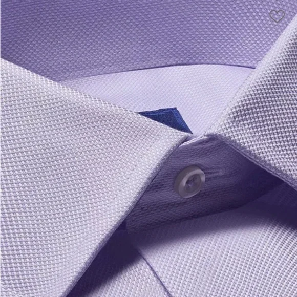 David Donahue Lavender Dress Shirt (trim fit) - Picture 2 of 3